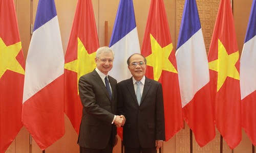 Vietnamese, French NA Chairmen hold talks - ảnh 1